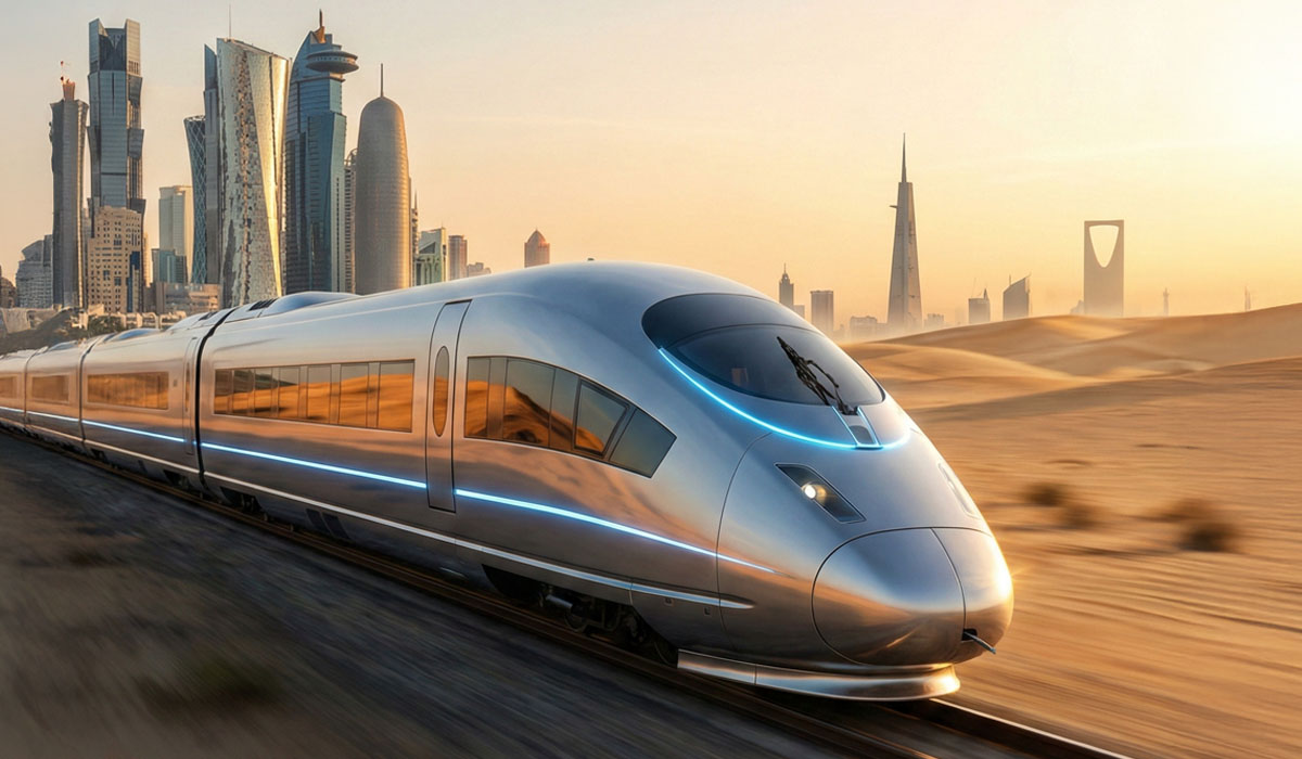 Doha Riyadh High Speed Rail Project Between Qatar and Saudi Arabia